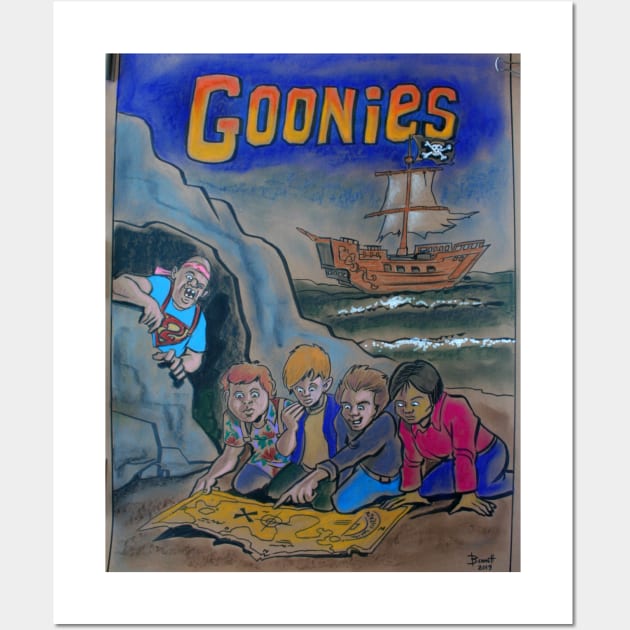 Goonies Wall Art by BennettBlackLight